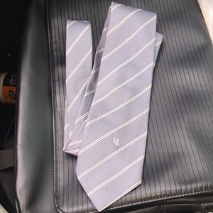 COPY - Christian Dior Paris New York Tie Side-Striped Gray& Thin Black Lines